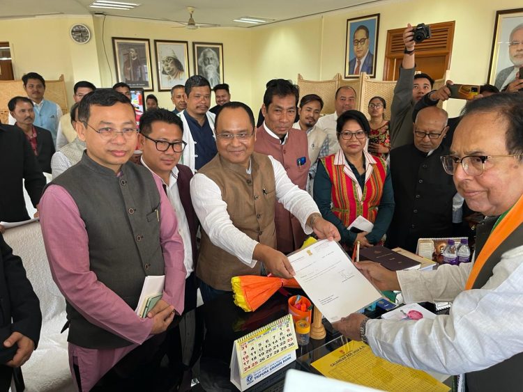 Opposition Leader Animesh Debbarma Submits Resignation Ahead of Oath-Taking