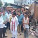 The mayor met with the businessmen affected by the fire at Durgachoumani