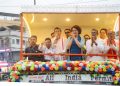 Priyanka Gandhi’s Road Show in Agartala Energizes Congress and CPM Supporters
