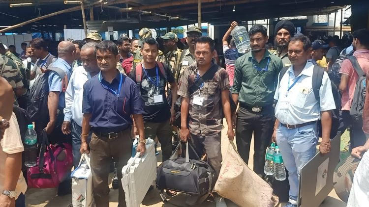 Second Phase of Lok Sabha Elections in North Tripura District: Polling Underway