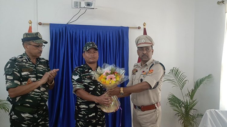 CRPF Jawan Honored for Compassionate Act During Elections