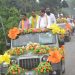 BJP organizes bike rally for nominated candidate Dipak Majumder