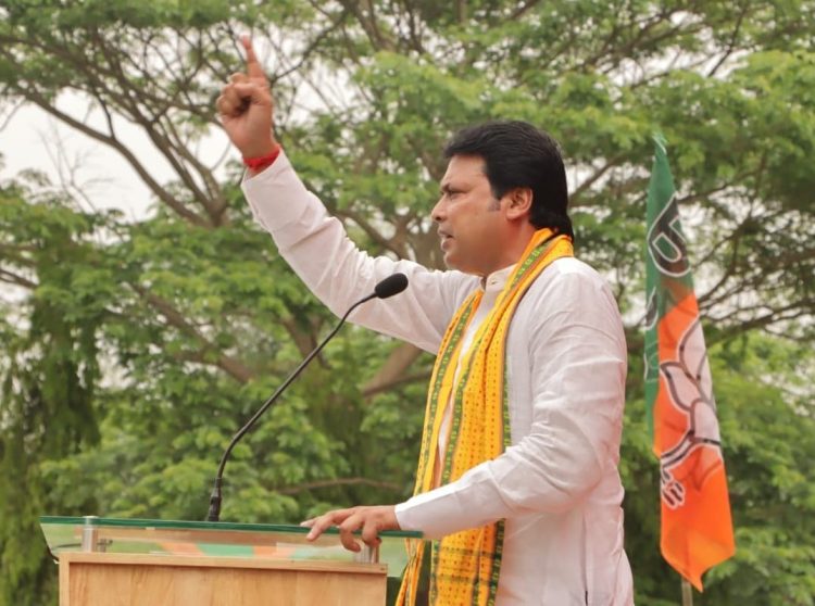 BJP Candidate Biplap Kumar Deb set target at Communists in Tripura Election Rally