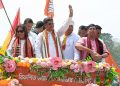 BJP Candidate Kriti Singh Debbarma Addresses Rally in Kanchanpur Ahead of Lok Sabha Elections