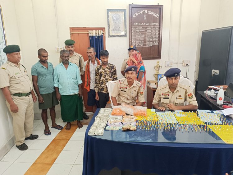 Five Drug Traffickers, Including Woman, Arrested by Police in Goala Basti