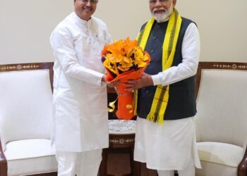 Tripura Chief Minister Meets Prime Minister Narendra Modi in New Delhi