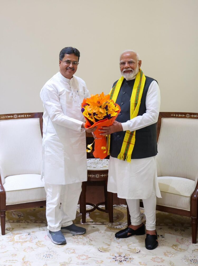 Tripura Chief Minister Meets Prime Minister Narendra Modi in New Delhi