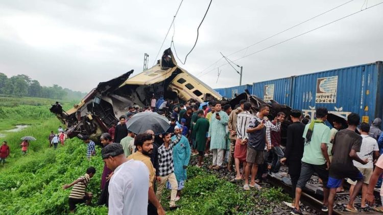 Train Accident Near Rangapani Station