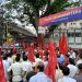 CPIM Holds Demonstration in Tripura Demanding Action Against Post-Election Violence