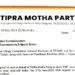 Tipra Matha Urges Village Committee Elections Alongside Panchayat Polls