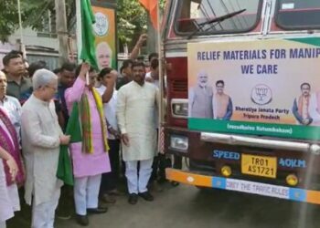 World Meitei Tripura Unit Sends Relief Supplies to Manipur