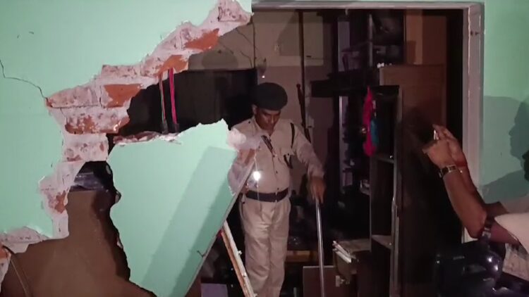 Mysterious Blast Sparks Panic in Agartala Fire Brigade Chowmuhani Police Headquarters Area