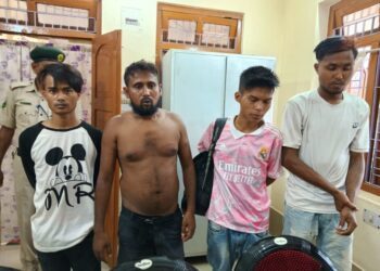 Drug Peddlers Arrested by Locals in Chakma Ghat