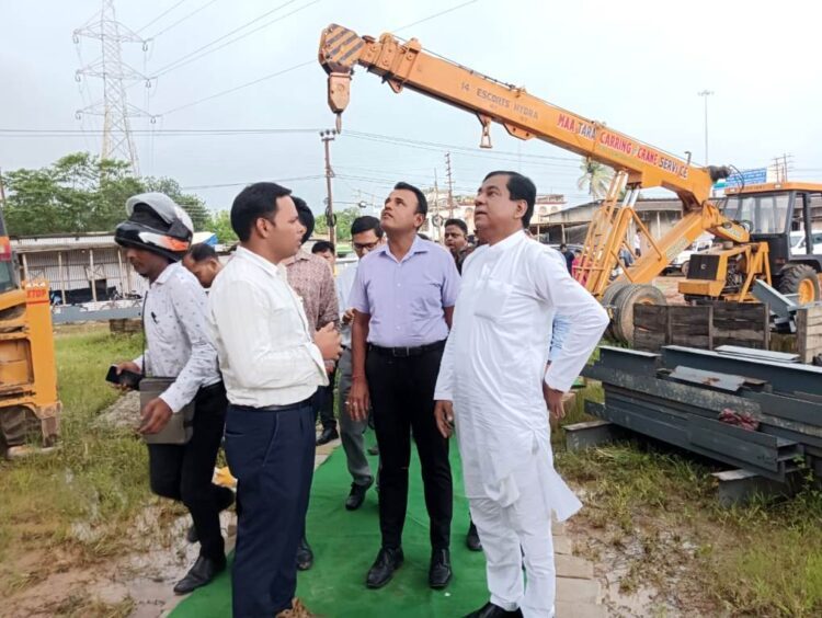 Mayor visits Dashami Ghat Immersion Site and Raj Shamshan