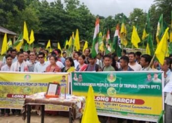YIPFT Organises an Inspiring Long March Rally for Tipraland