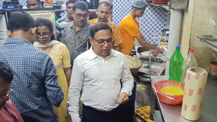SDM Raids Restaurants and Sweet Shops in Agartala