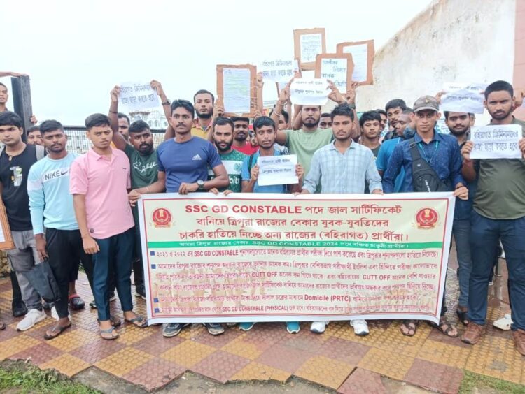 Protest Held Against Alleged Use of Fake PRTCs by Out-of-State Candidates