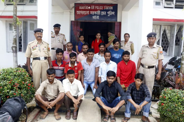16 Bangladeshi Citizens Arrested for Illegal Entry in Tripura