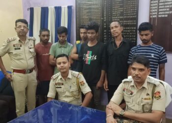 West Agartala Police Arrest Drug Peddler and Five Thieves