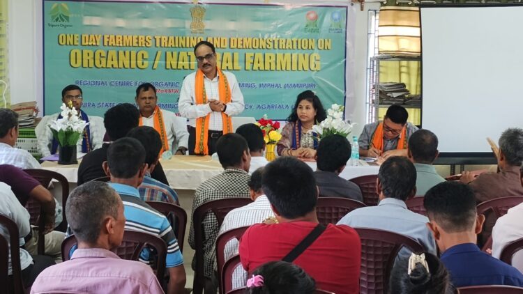 One-Day Training and Demonstration on Organic and Natural Farming Held in Tripura: