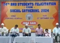 24th batch of Bru students felicitates
