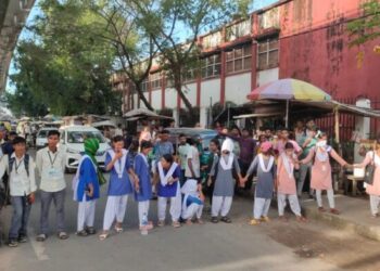 Tripura College Students Protest, Demand Passing in First Semester Exams