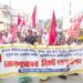Tripura Khet Majur Union gave deputation to District Magistrate of West District on flood relief demands