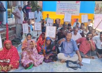 Mass Sit-In Held in Agartala to Demand Flood Relief and Compensation