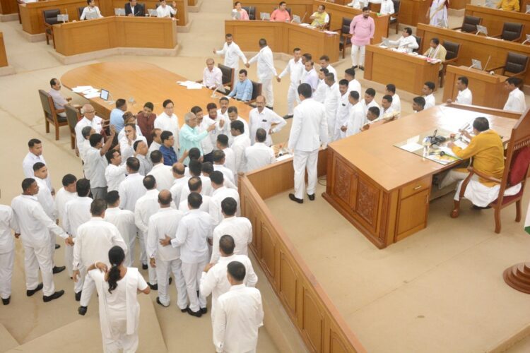 Tripura Assembly Erupts in Chaos Over Modi Congratulatory Motion