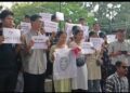 TSF Stages Protest, Demands Use of Roman Script in Kokborok Language