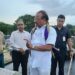 Tripura Governor Visits Chakmaghat Barrage, Discusses Technical Matters
