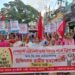 Former Chief Minister Leads Protest March