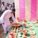 Chief Minister purchase earthen lamps and handmade items from local artisans