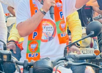 BJP Yuva Morcha Organizes Youth Bike Rally for a Drug-Free Tripura