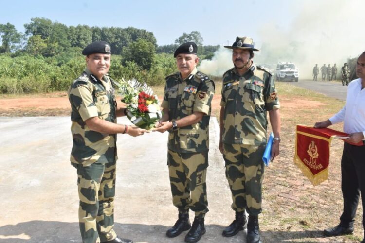 ADG Ravi Gandhi Visits Tripura to Review Security and Border Management