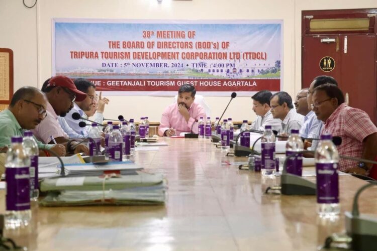 38th Board of Directors Meeting of Tripura Tourism Development Corporation Ltd.