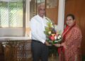 MP Kritti Singh Debbarma Visits BSF Headquarters, Discusses Security and Welfare Initiatives