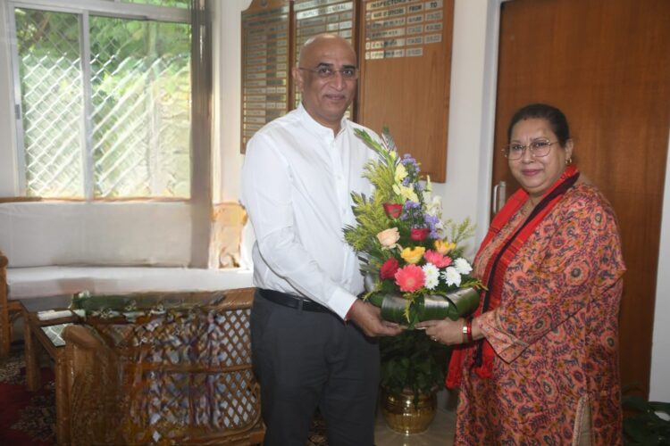 MP Kritti Singh Debbarma Visits BSF Headquarters, Discusses Security and Welfare Initiatives