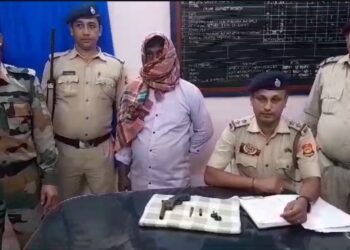 Man arrested with with a loaded firearm and two rounds of ammunition