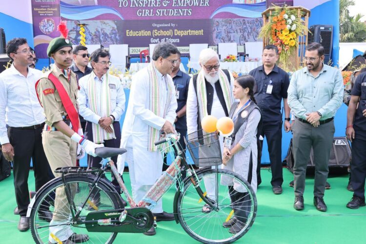 Tripura Government Launches Bicycle Distribution Program for Students
