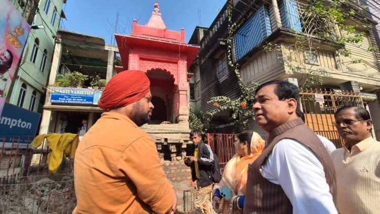 Chief Minister Visits Renovation Work of Sundari Kali Temple