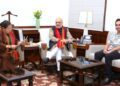 Pradyot Kishore Debbarman and MP Kriti Debi Singh Meet Union Home Minister Amit Shah