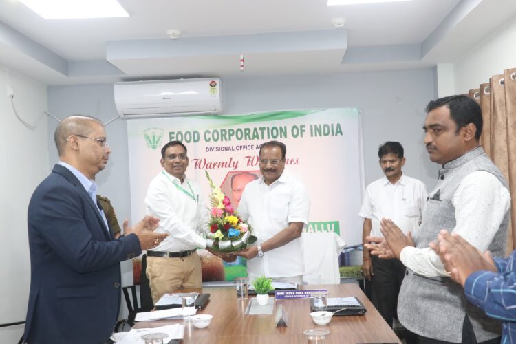 Governor Visit FCI Divisional Office Nanndanagar