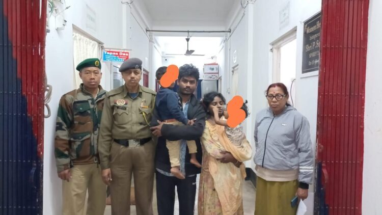 GRP arrested Four Bangladeshi citizens, including a child