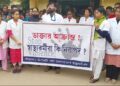 Healthcare Workers at Unokoti District Hospital Stage Protest