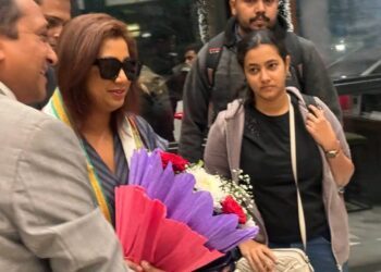 Famous playback singer Shreya Ghoshal arrived in Tripura