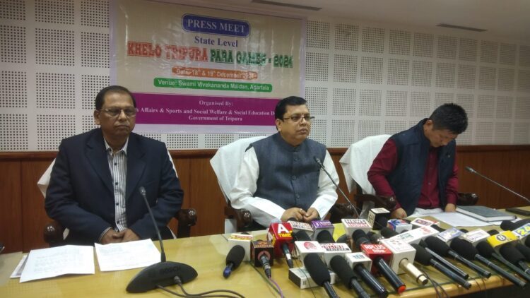 State-Level Khelo Tripura Para Games to be Held on December 18 and 19