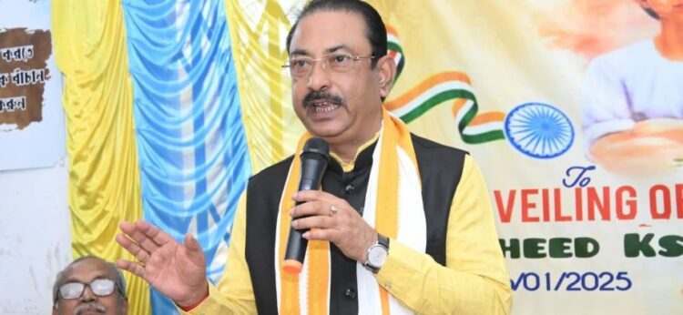 MP Rajib Bhattacharjee inaugurates newly constructed Khudiram Bose English Medium School