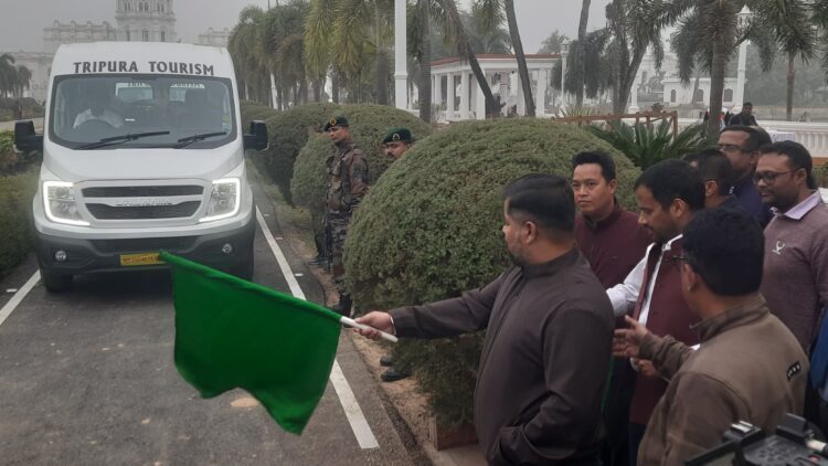 A 16-seater luxury bus has been introduced for the convenience of tourists