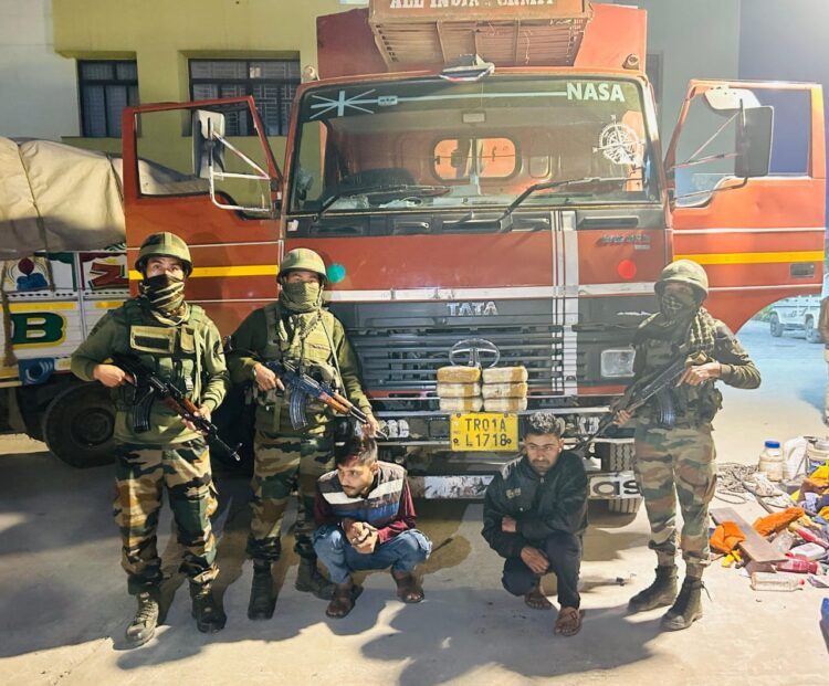 ASSAM RIFLES SEIZES YABA TABLETS WORTH RS 12 CRORES IN SALBAGAN